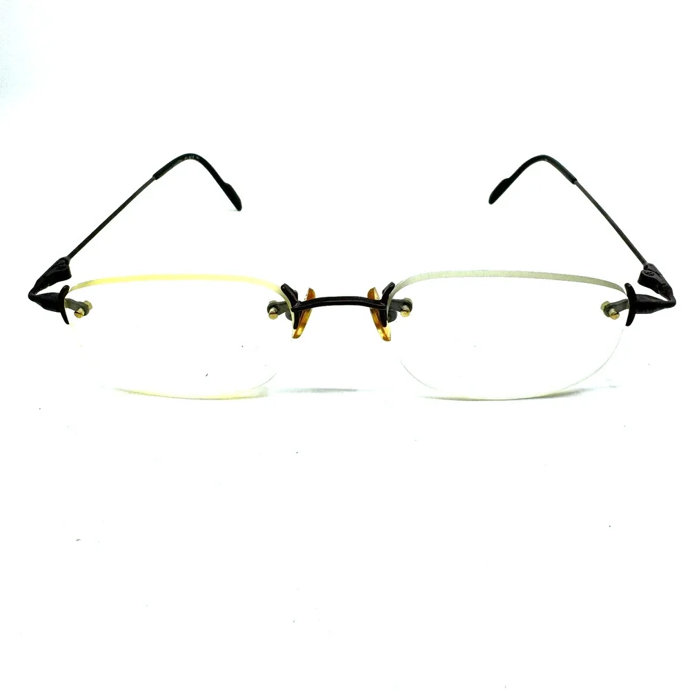 Nikon Duratitan Eyeglasses DT4218 45-20-140‎ Brown H11108